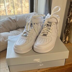 White High-Top Sneakers